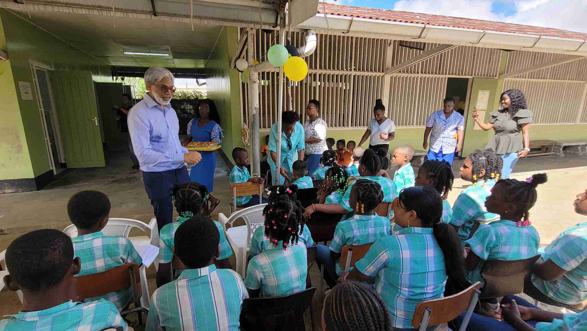 Staatsolie renovates toilet facilities at five schools